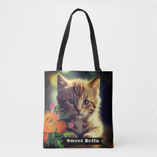 Bolsa Tote Foto personalizada de dupla face em todo o cheio