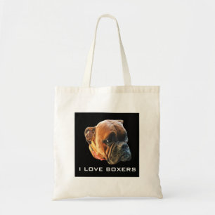 Bolsa Tote Foto Personalizada de Pet de Cachorro Boxer