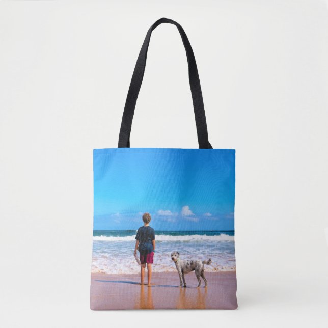 Bolsa Tote Foto personalizada Saco de ferramentas de fotos fa (Frente)