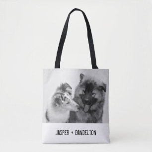 Bolsa Tote Foto personalizada simples e moderna do Pessoas