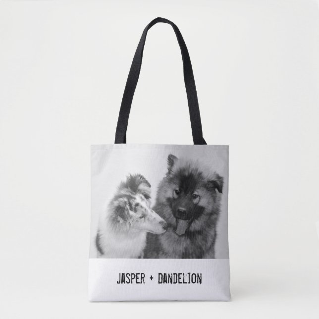 Bolsa Tote Foto personalizada simples e moderna do Pessoas (Frente)