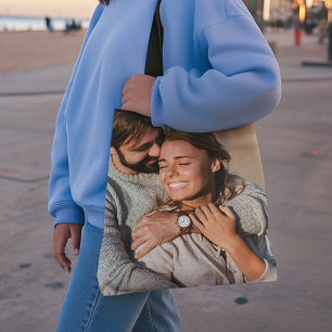 Bolsa Tote Foto Personalizada Sua Própria 2 Imagens De Dois L