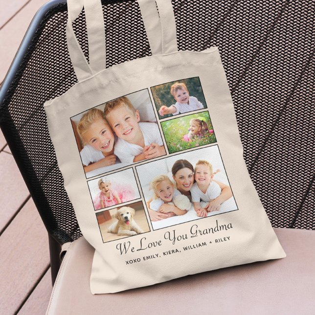 Bolsa Tote Foto personalizada vovó (Criador carregado)
