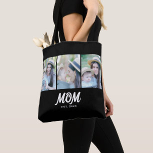 Bolsa Tote Foto Preta 3 Script Estabelecido pela M