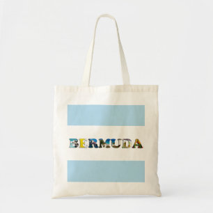 Bolsa Tote Foto tropical do viagem da praia de Bermuda
