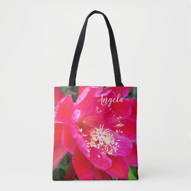 Bolsa Tote Foto Tropical Quente de Flor Epier (Frente)