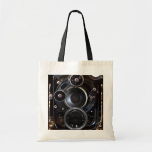 Bolsa Tote Fotografia antiga do vintage da câmera