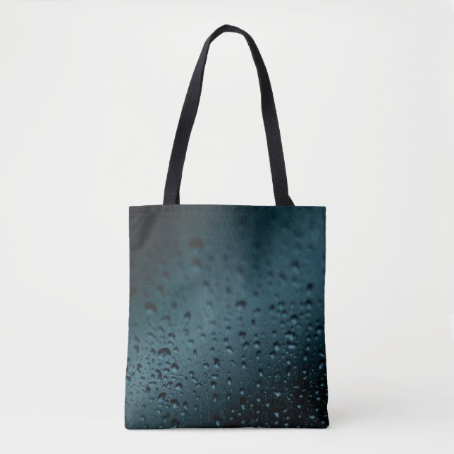 Bolsa Tote Fotografia aproximada das gotas de lágrimas (Frente)