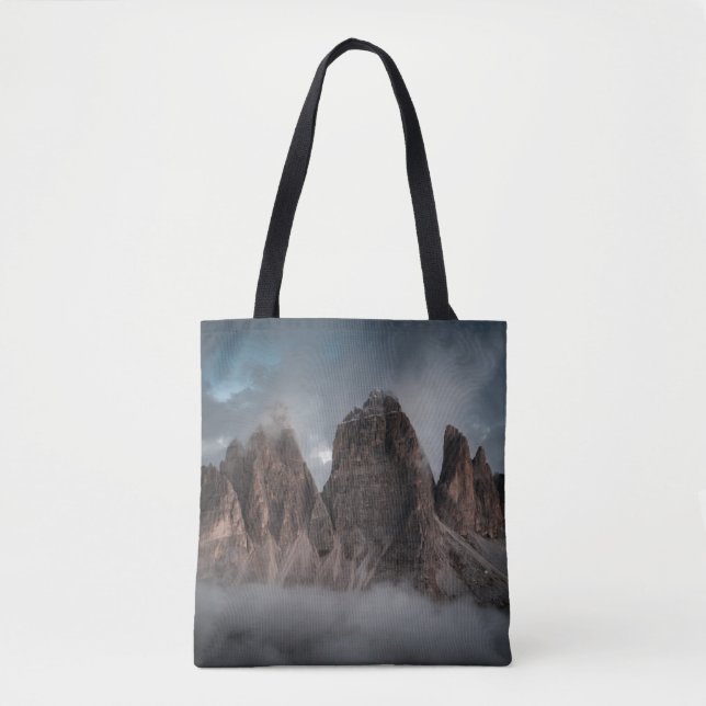 BOLSA TOTE FOTOGRAFIA DA MONTANHA ROCKY (Frente)