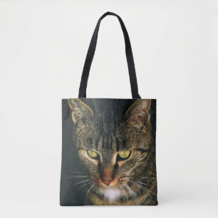 BOLSA TOTE FOTOGRAFIA DE FECHAMENTO DE CINZAS POR GATO