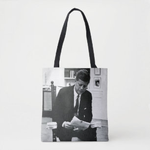 Bolsa Tote Fotografia de John F. Kennedy 2