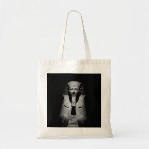 Bolsa Tote Fotografia do Faraó Rei Preto e Branco