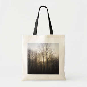 Bolsa Tote Fotografia do nascer do sol de inverno manhã