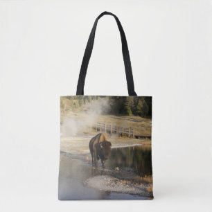 Bolsa Tote Fotografia dos animais selvagens de Yellowstone do