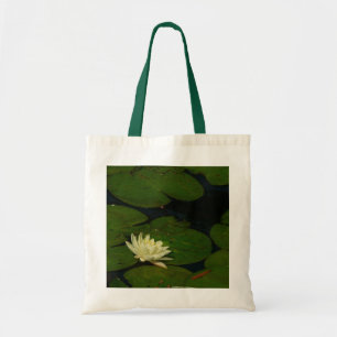 Bolsa Tote Fotografia Floral Pacífica Branca I