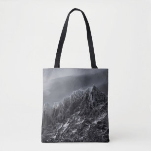 BOLSA TOTE FOTOGRAFIA GRAYSCALE DA MONTANHA