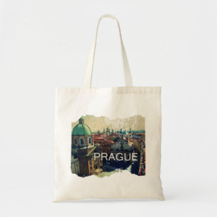 Bolsa Tote Fotografia na cidade antiga Praga angustiada