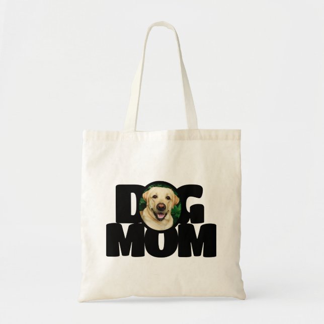 Bolsa Tote Fotografia personalizada moderna Typografia Mãe (Frente)