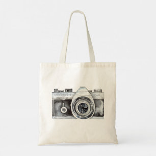 Bolsa Tote Fotografia Profissional da Câmera Aquarela
