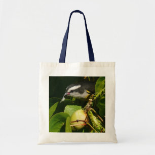 Bolsa Tote Fotografia tropical de alimentação de aves de Bana