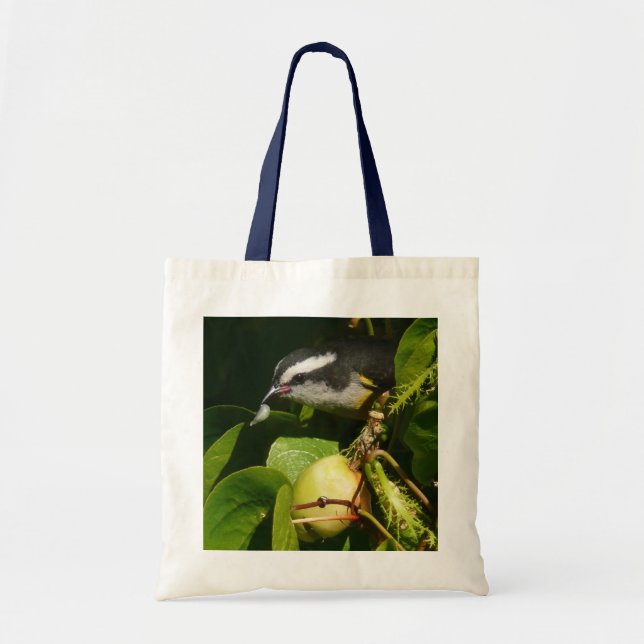 Bolsa Tote Fotografia tropical de alimentação de aves de Bana (Frente)