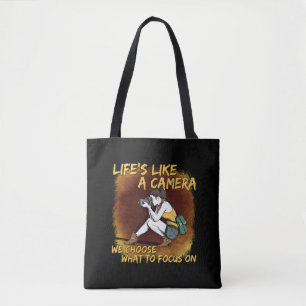 Bolsa Tote Fotografia - Vida Como Um Fotógrafo De Câmera