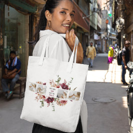 Bolsa Tote Fotografias de Colagem Moderna: Melhor Presente da