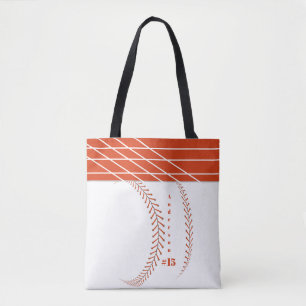 Bolsa Tote Fotos de Beisebol Álbum de Memórias Rústicas