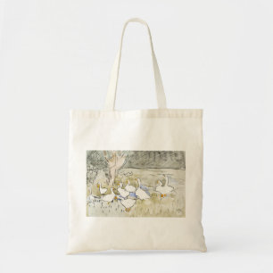 Bolsa Tote Fotos de Pato Bonito Desenhado à Mão Fotos de Pa
