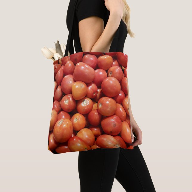 Bolsa Tote Fotos de tomate em (Close Up)