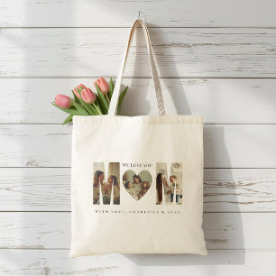 Bolsa Tote Fotos Personalizadas da Moda NÓS AMAMOS VOCÊ Mamãe