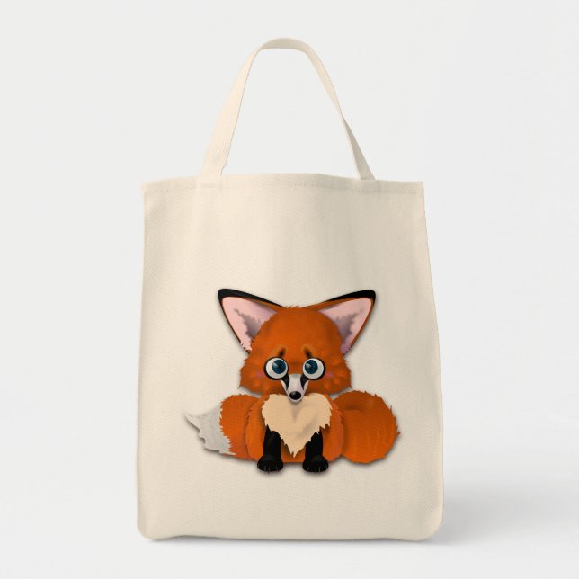 Bolsa Tote Fox bonito do bebê (Frente)