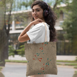 Bolsa Tote Fox Cartoon no Modo Escuro