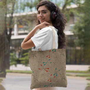 Bolsa Tote Fox Cartoon no Modo Escuro