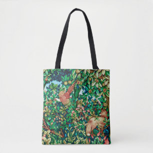 Bolsa Tote Fox de William Morris e impressão da tapeçaria d
