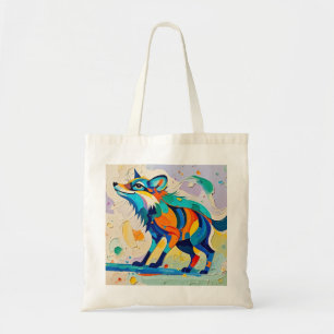 Bolsa Tote Fox Expresso abstrato art design