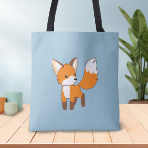 Bolsa Tote Fox pequeno curioso