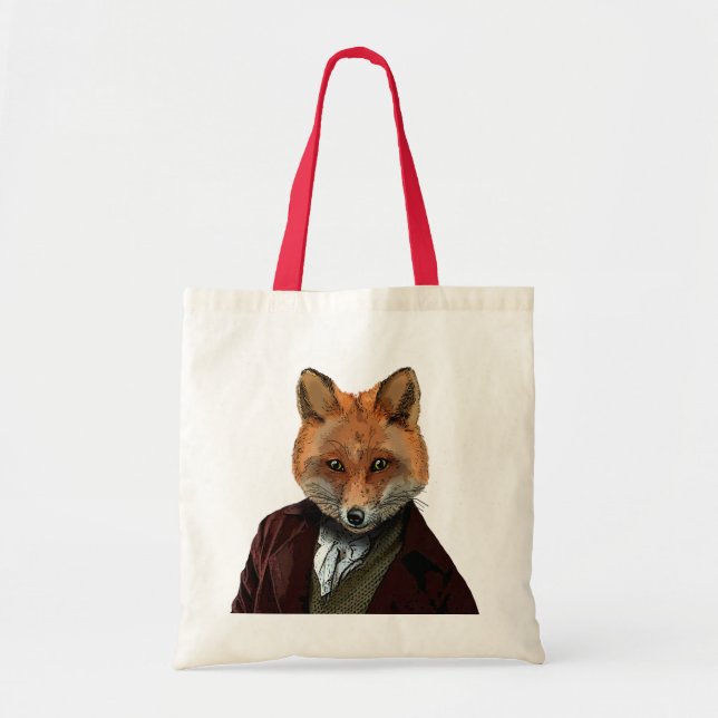 Bolsa Tote Fox Retrato 2 (Frente)