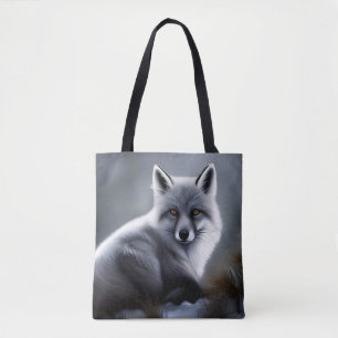 Bolsa Tote Fox Silver Incrível