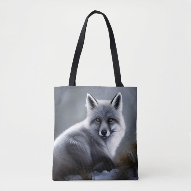 Bolsa Tote Fox Silver Incrível (Frente)