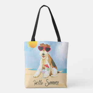 Bolsa Tote Fox Terrier do fio do verão