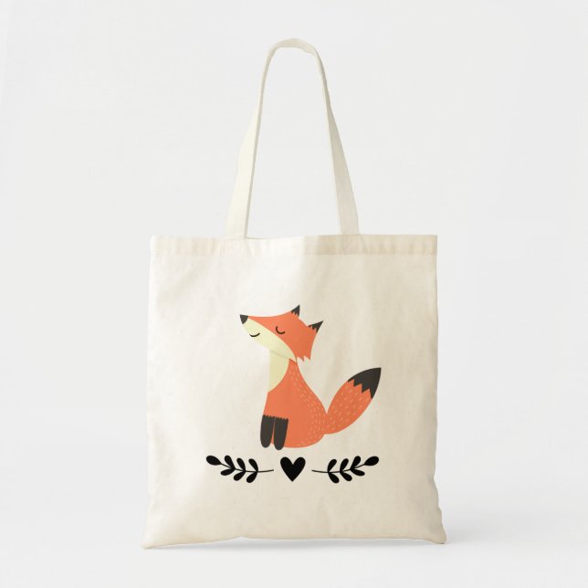 Bolsa Tote Fox Woodland Animal Foxes Lover Gift (Frente)
