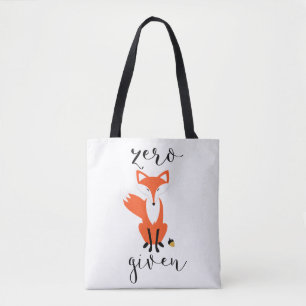 Bolsa Tote Fox zero dado e bolinhas
