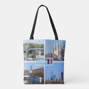 Bolsa Tote FR Lyon - Pont Lafayette - Basilica De Fourviere