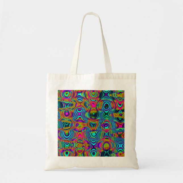 Bolsa Tote Fractal Abstrato 191111a (Frente)
