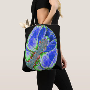 Bolsa Tote Fractal Casulo de Borboleta