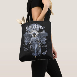 Bolsa Tote Fracture - Gothic Streetwear Design