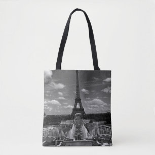Bolsa Tote França Antiga Paris Fontes Torre Eiffel