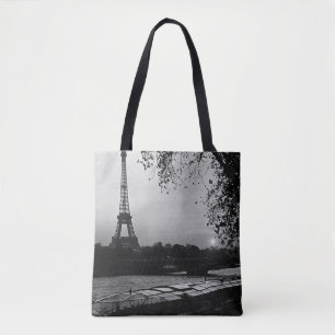 Bolsa Tote França antiga Paris torre Eiffel pôr do sol
