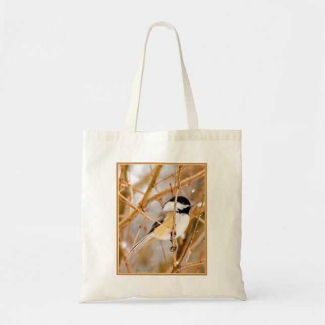 Bolsa Tote Frango de Capa Preta - Fotografia Original (Frente)